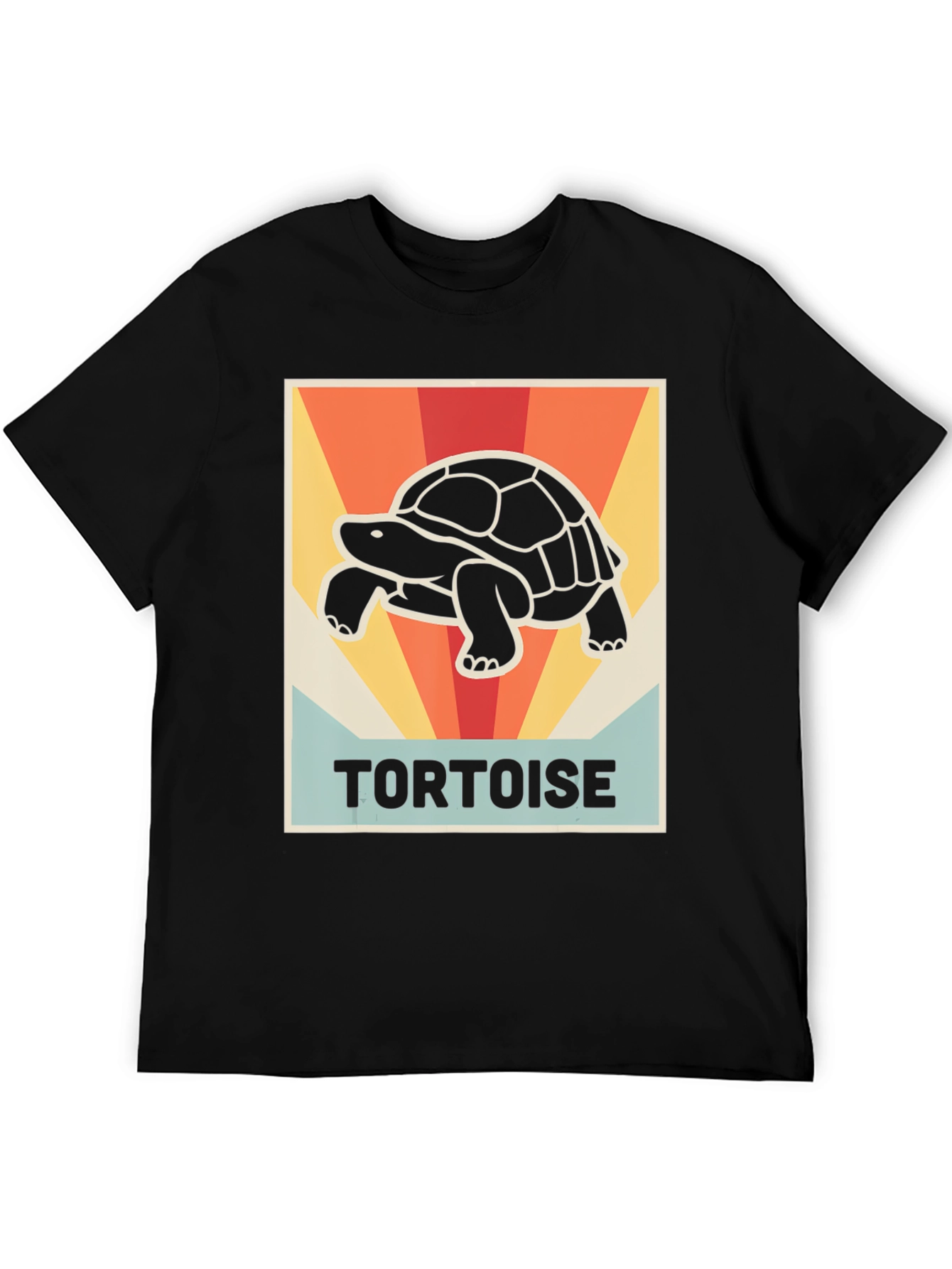 Retro Tortoise Graphic Tee - Vintage Style Shirt