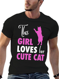This Girl Loves Her Cute Cat T-Shirt