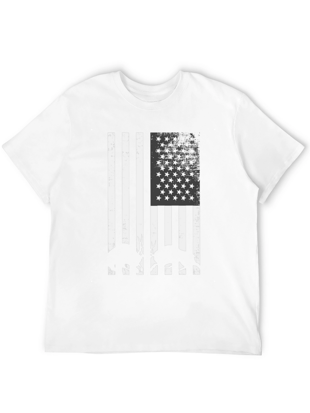 American Flag Deer Silhouette Graphic T-Shirt