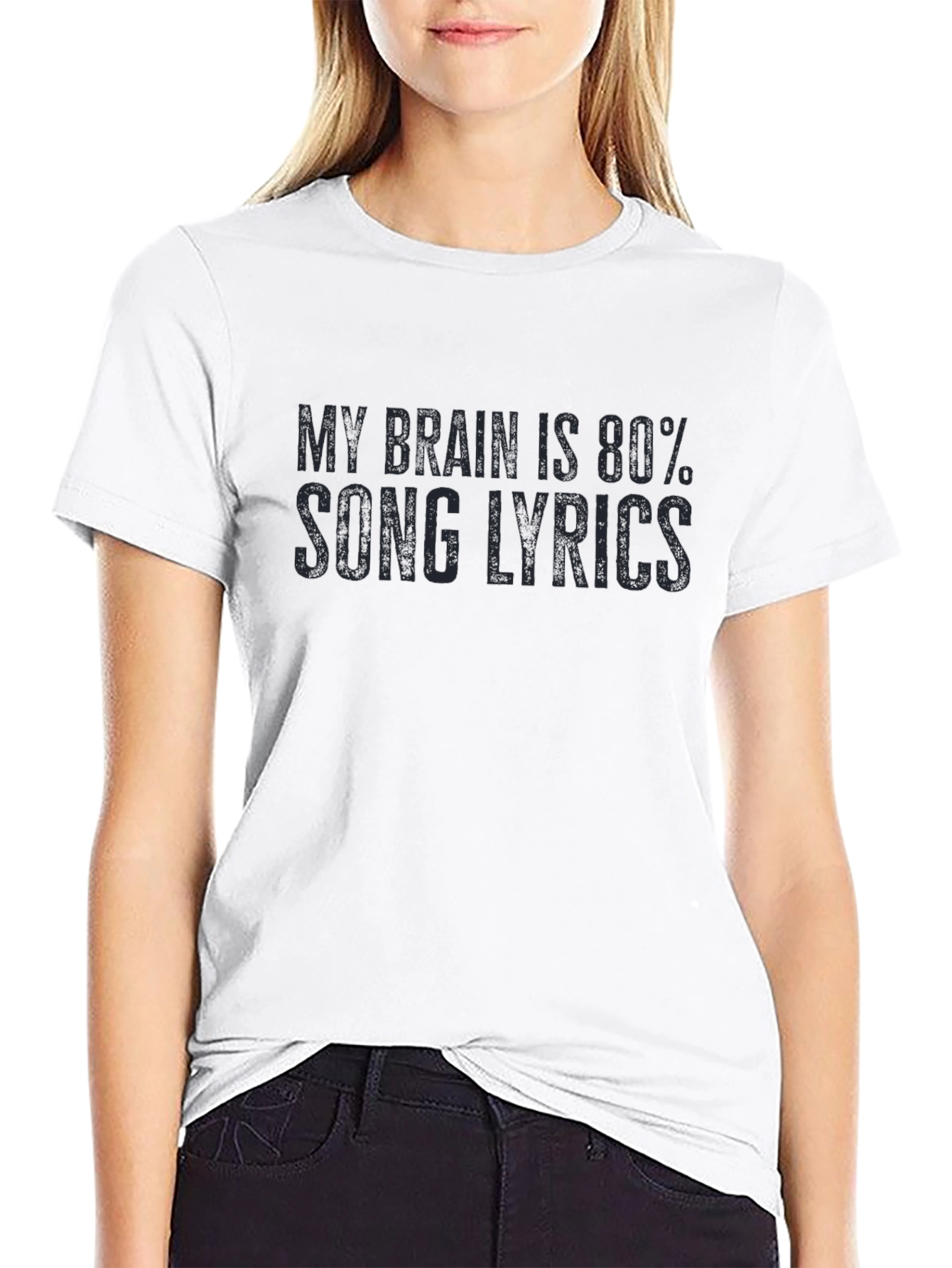 Song Lyrics T-Shirt - Funny Music Lover Tee
