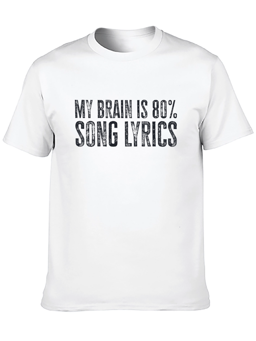Song Lyrics T-Shirt - Funny Music Lover Tee