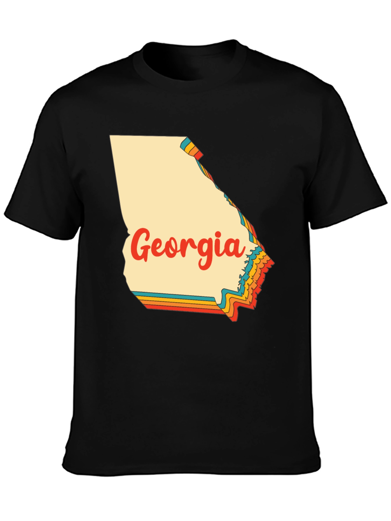 Retro Georgia State T-Shirt - Vintage Style Graphic Tee