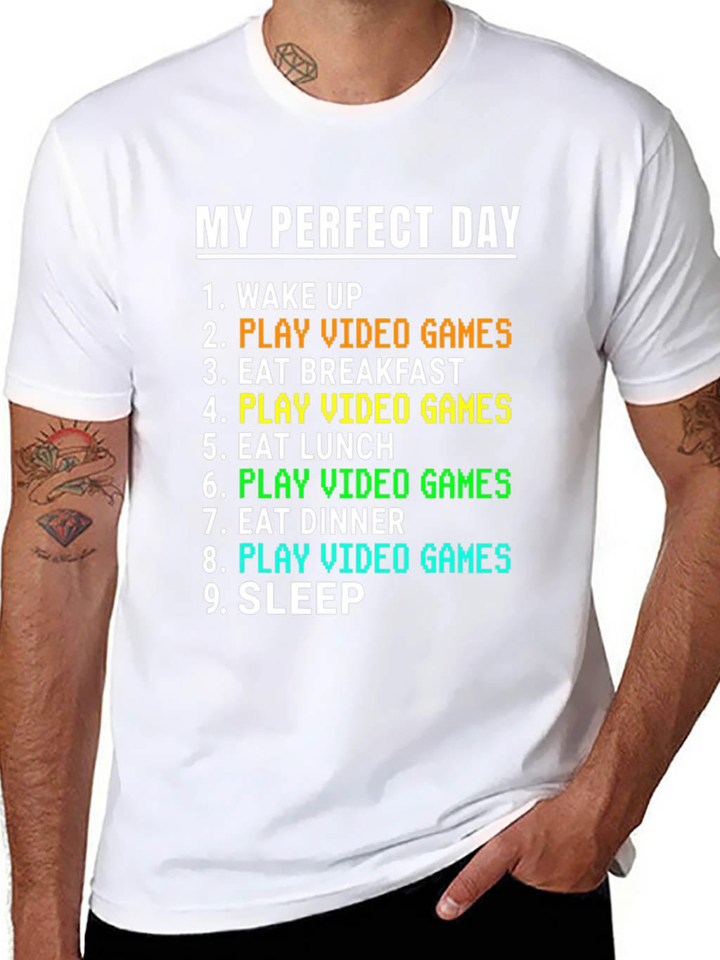 My Perfect Day Gamer T-Shirt