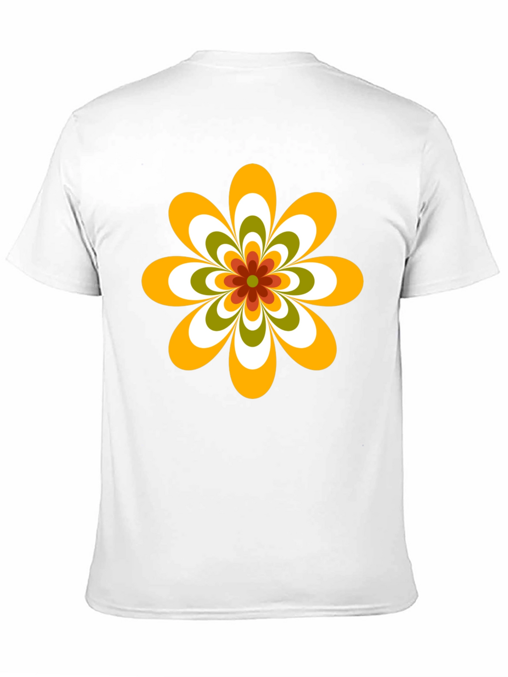 Retro Flower Graphic Tee - 70s Style