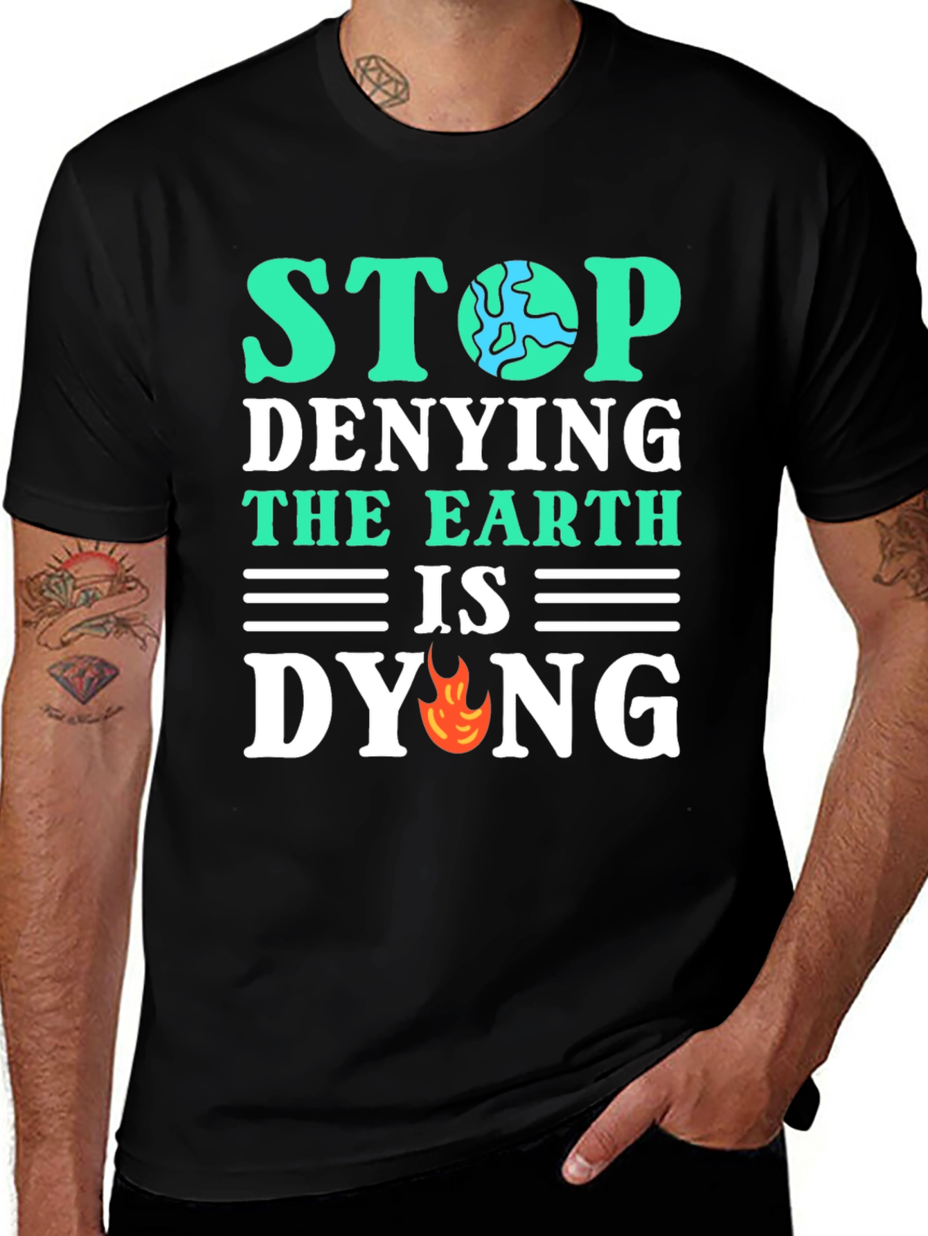 Eco-Friendly Statement T-Shirt - Save the Planet