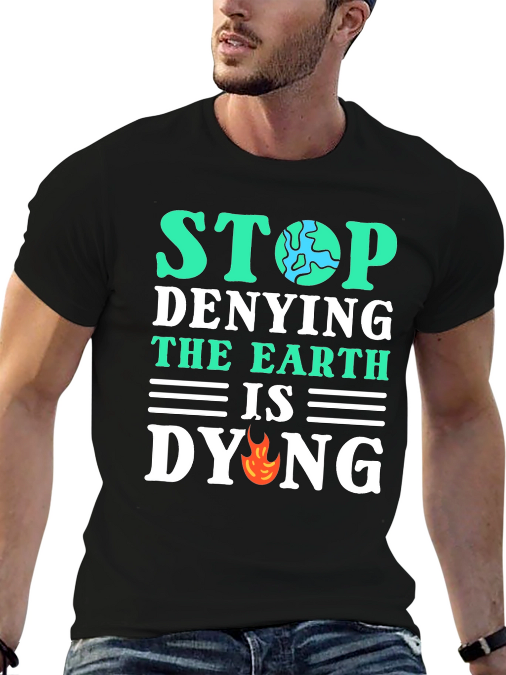 Eco-Friendly Statement T-Shirt - Save the Planet