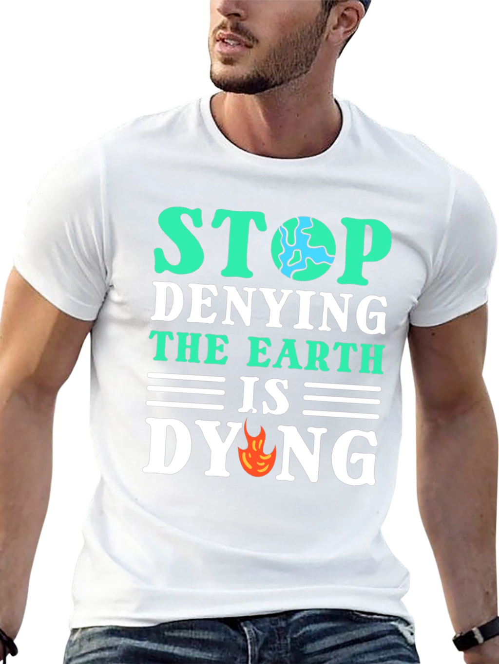 Eco-Friendly Statement T-Shirt - Save the Planet