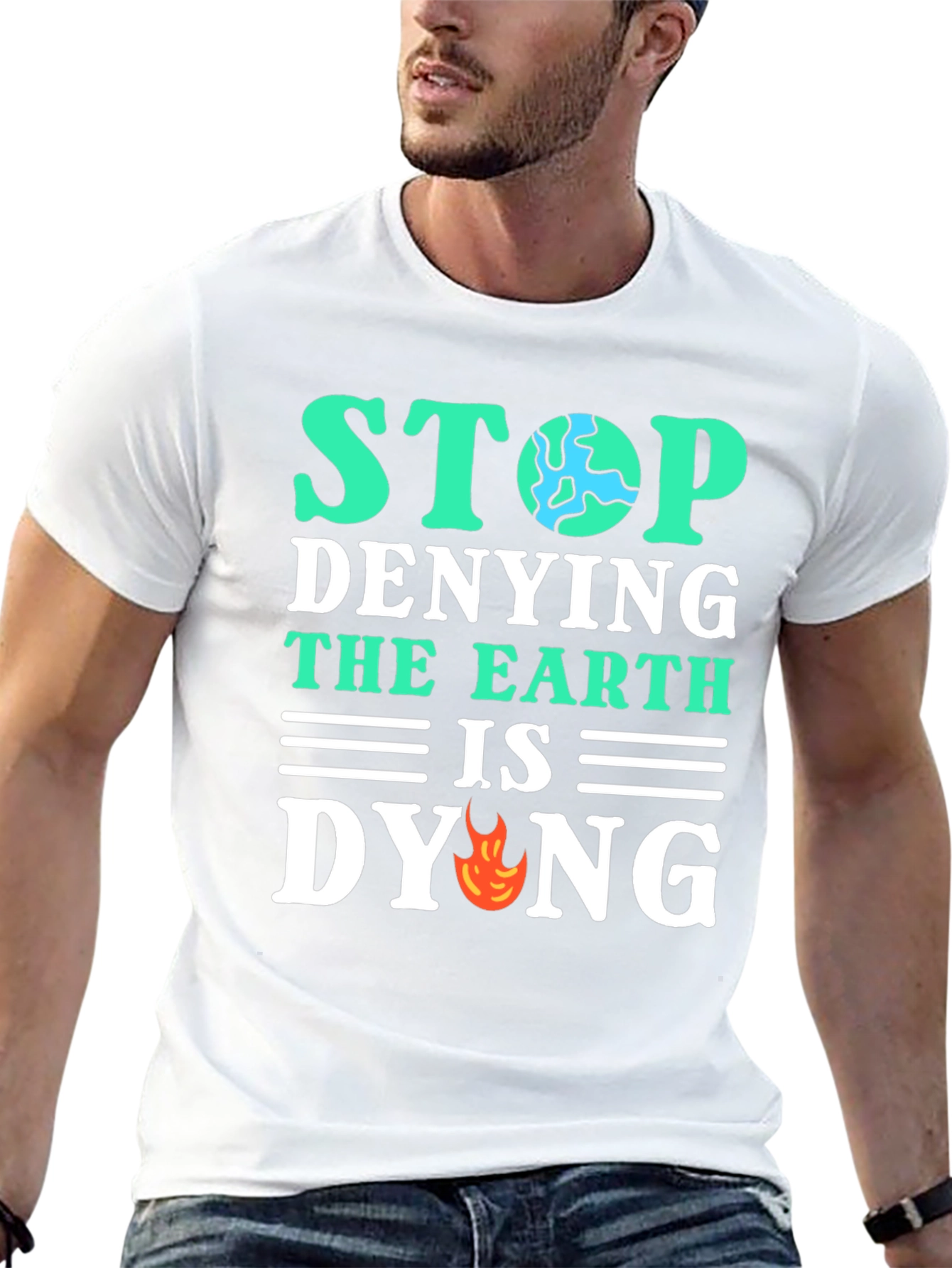 Eco-Friendly Statement T-Shirt - Save the Planet