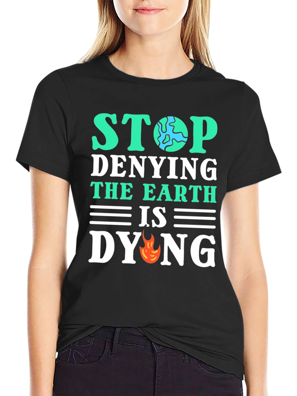 Eco-Friendly Statement T-Shirt - Save the Planet