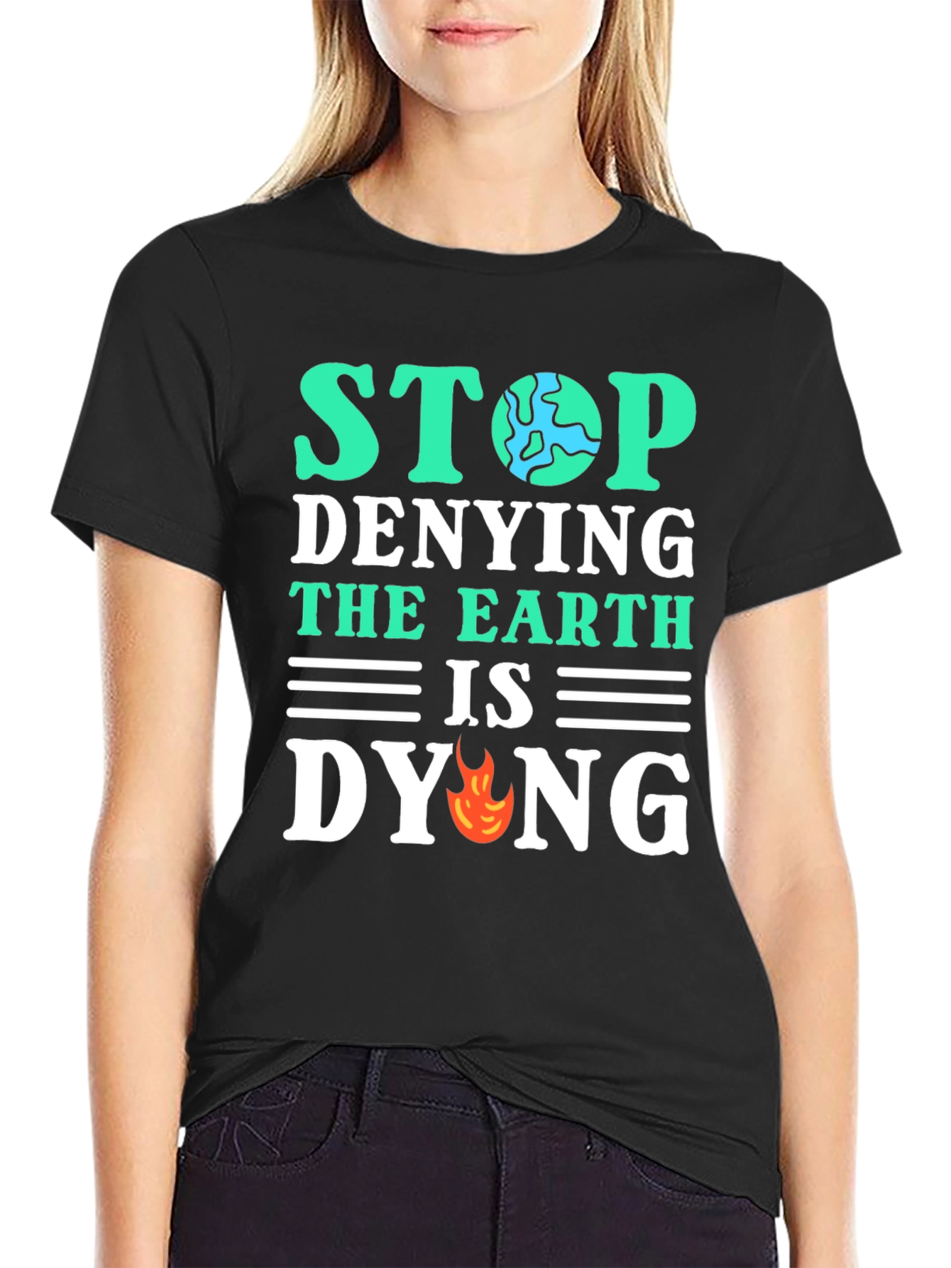 Eco-Friendly Statement T-Shirt - Save the Planet