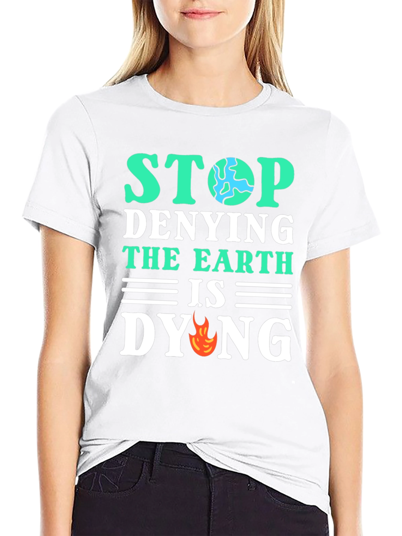 Eco-Friendly Statement T-Shirt - Save the Planet