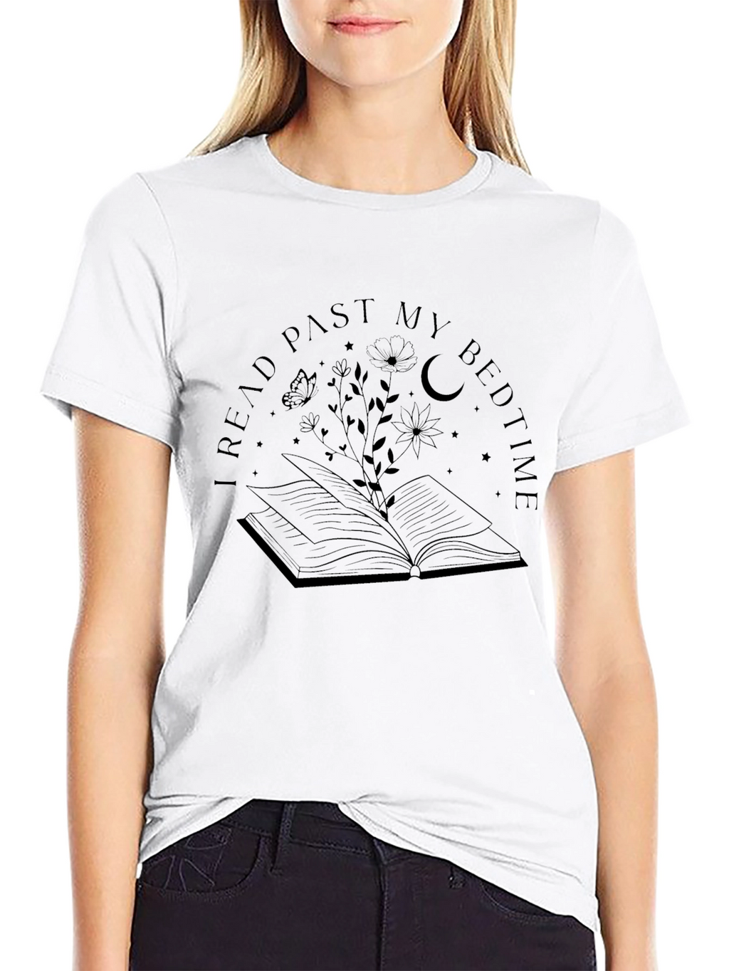 Book Lover T-Shirt - I Read Past My Bedtime