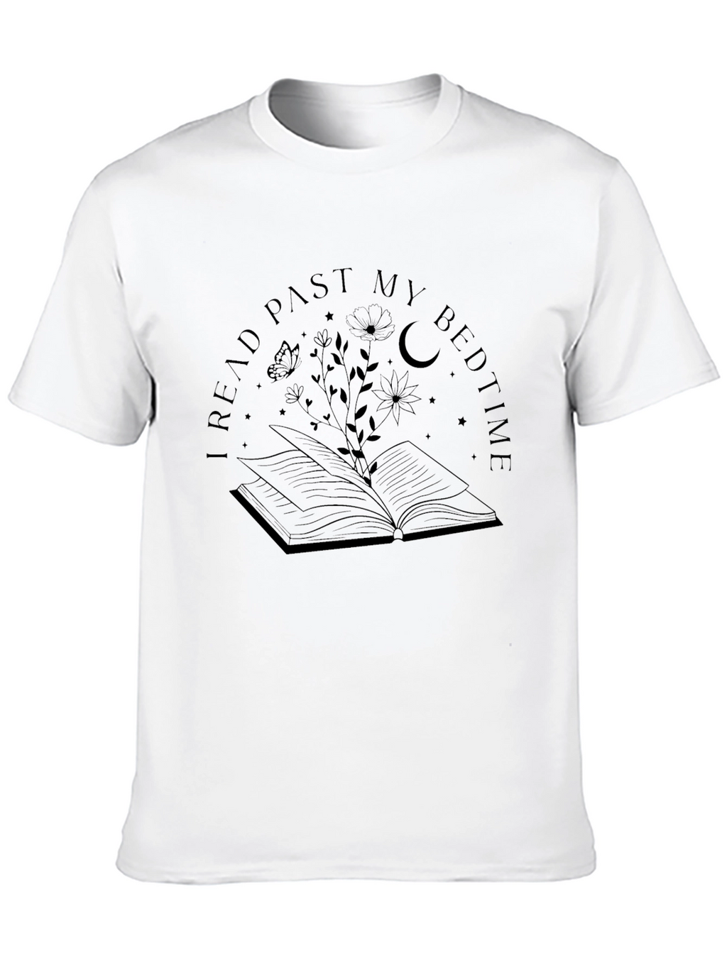 Book Lover T-Shirt - I Read Past My Bedtime