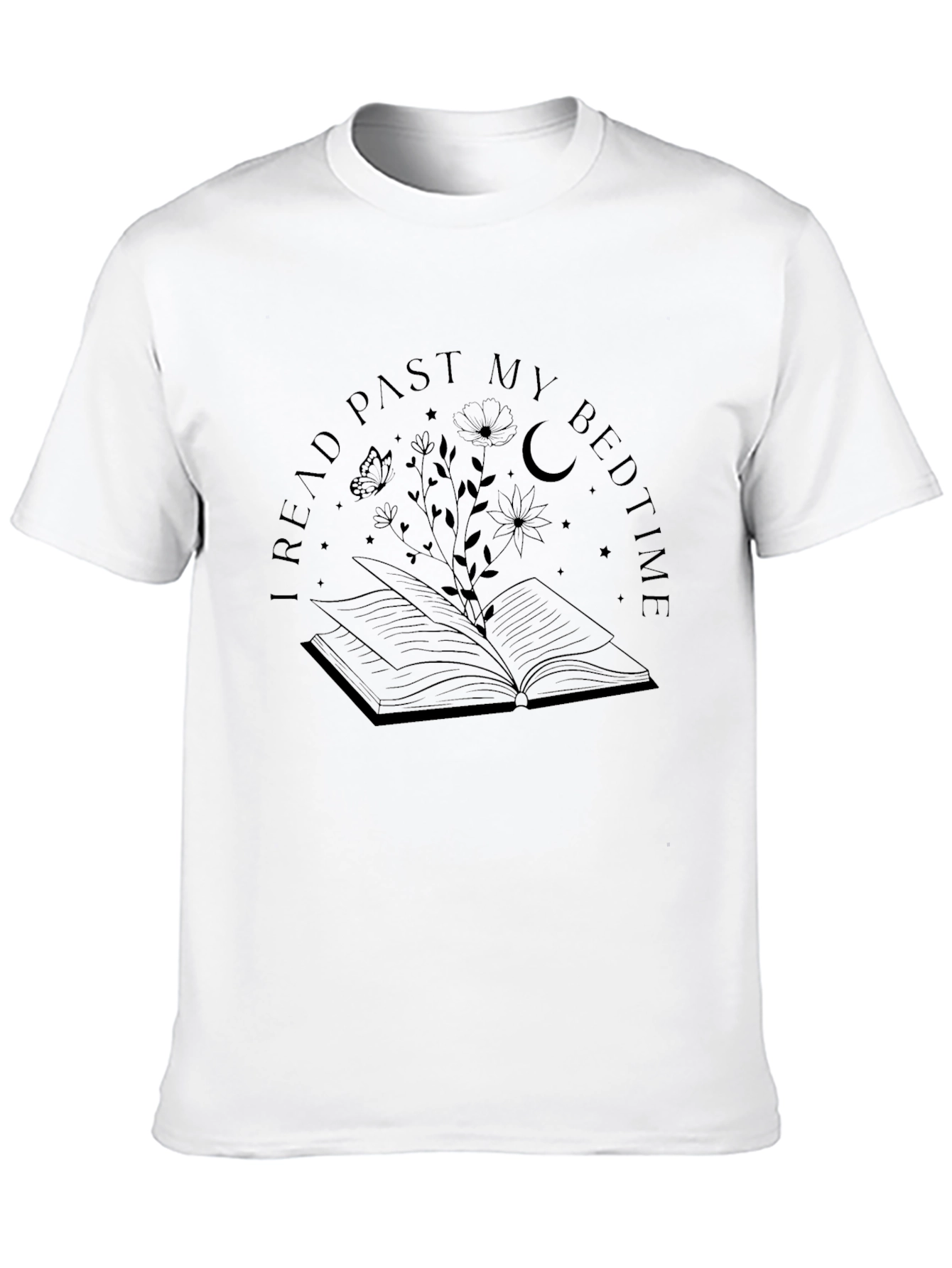 Book Lover T-Shirt - I Read Past My Bedtime