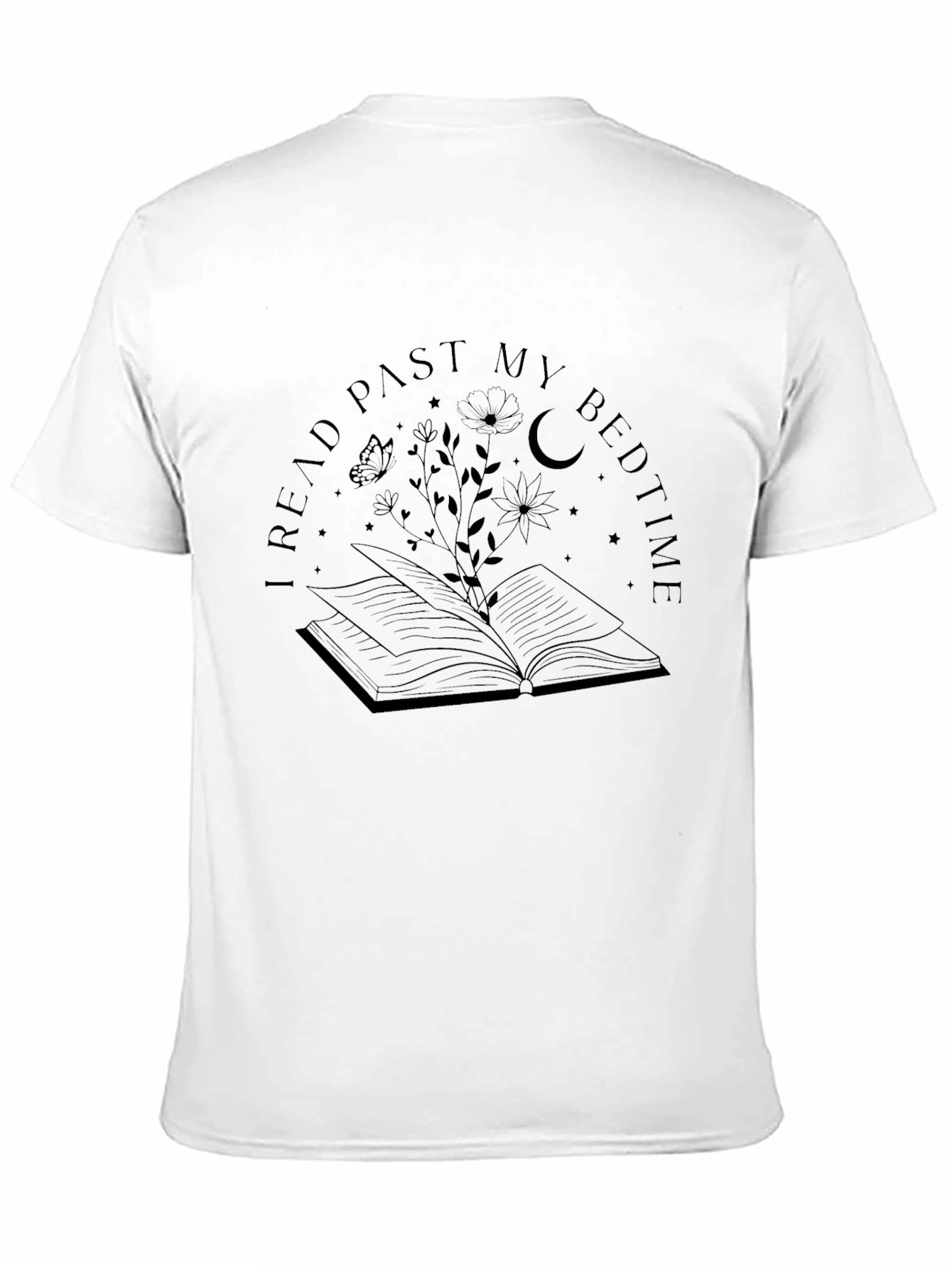 Book Lover T-Shirt - I Read Past My Bedtime