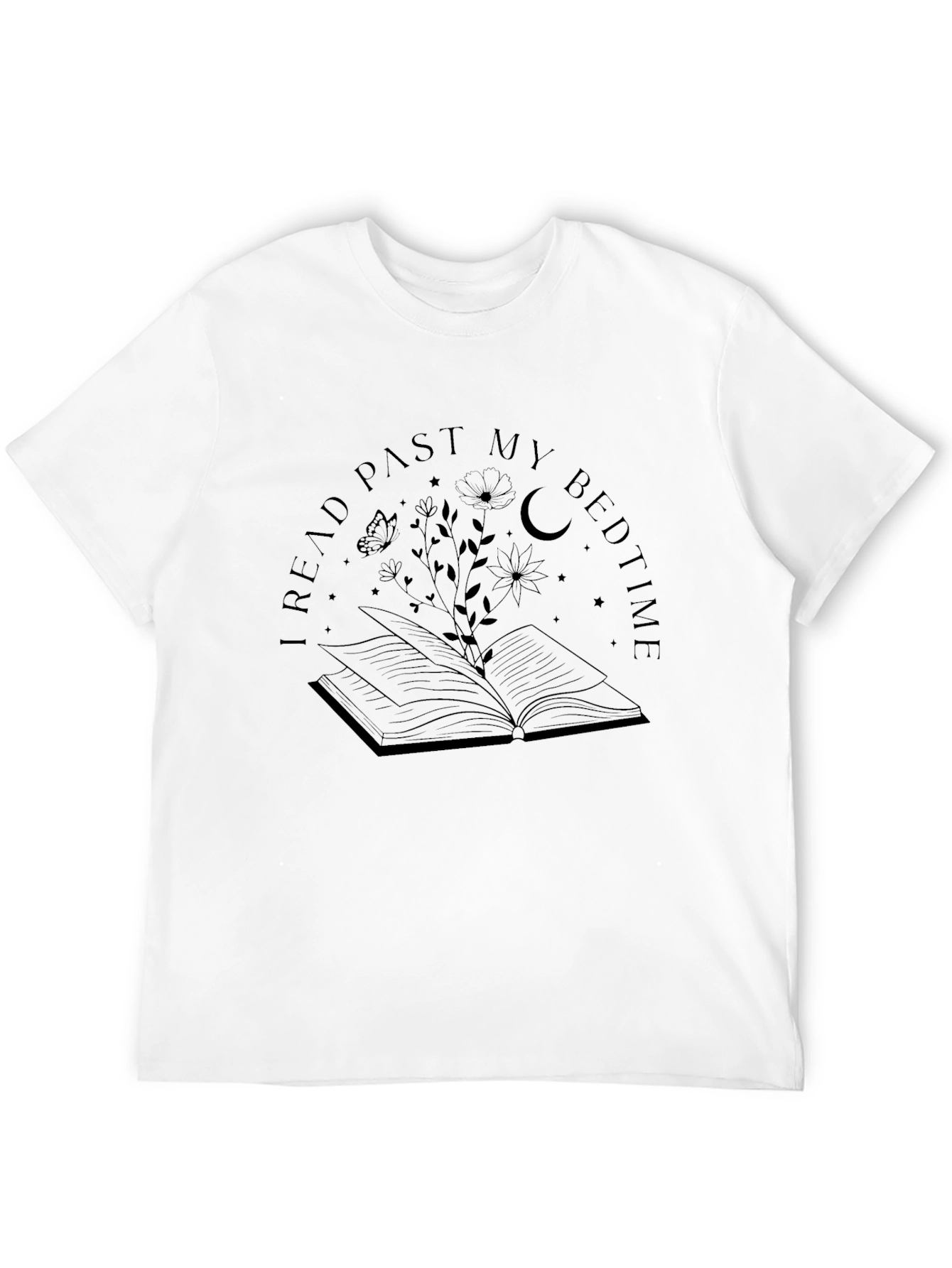 Book Lover T-Shirt - I Read Past My Bedtime