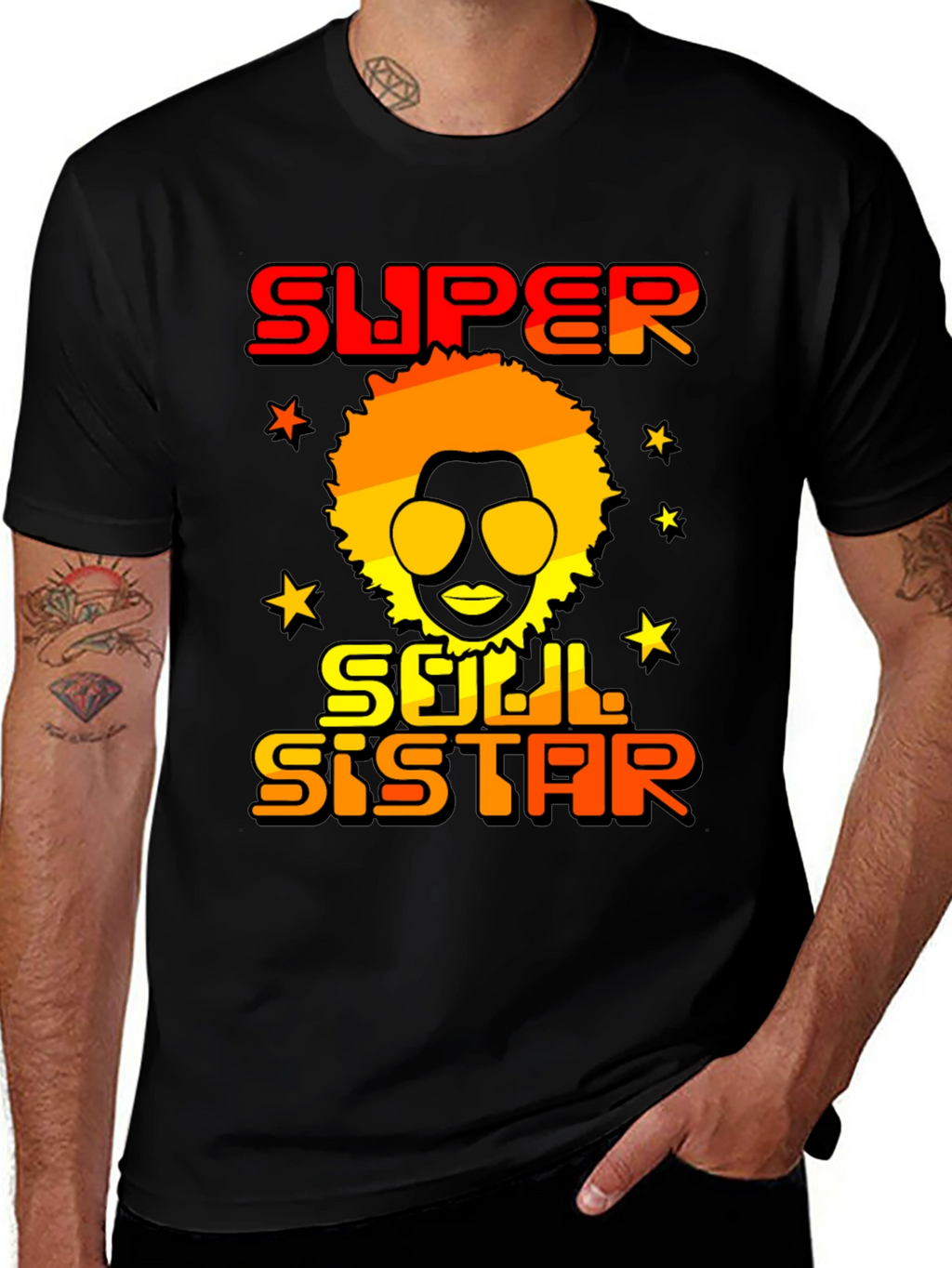 Super Soul Sister Graphic Tee - Retro Style