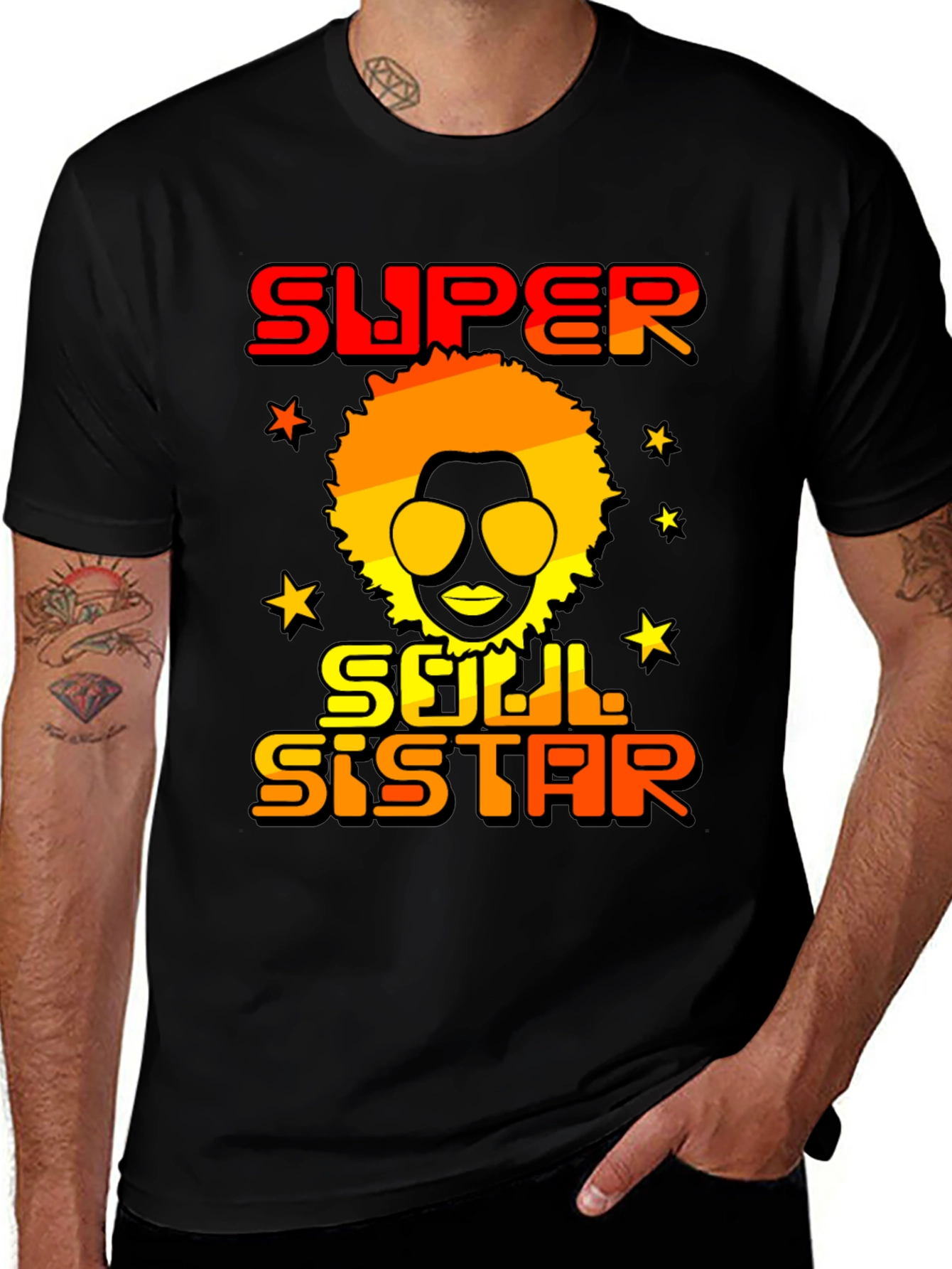 Super Soul Sister Graphic Tee - Retro Style