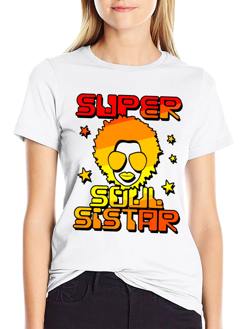 Super Soul Sister Graphic Tee - Retro Style