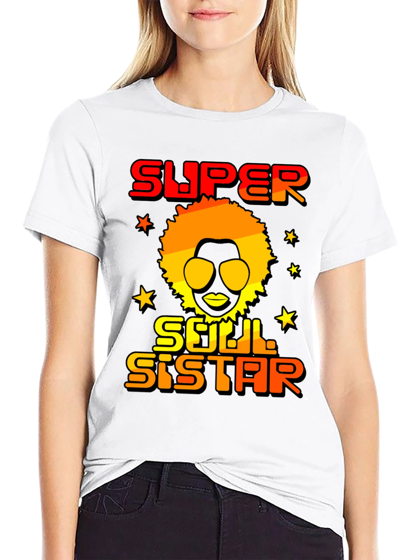 Super Soul Sister Graphic Tee - Retro Style