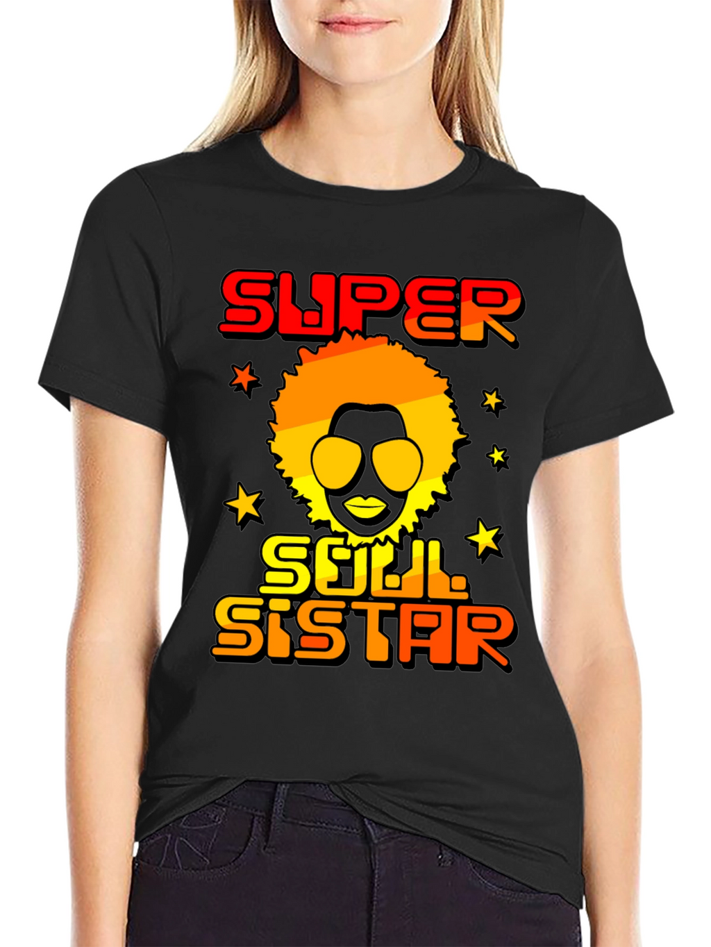 Super Soul Sister Graphic Tee - Retro Style