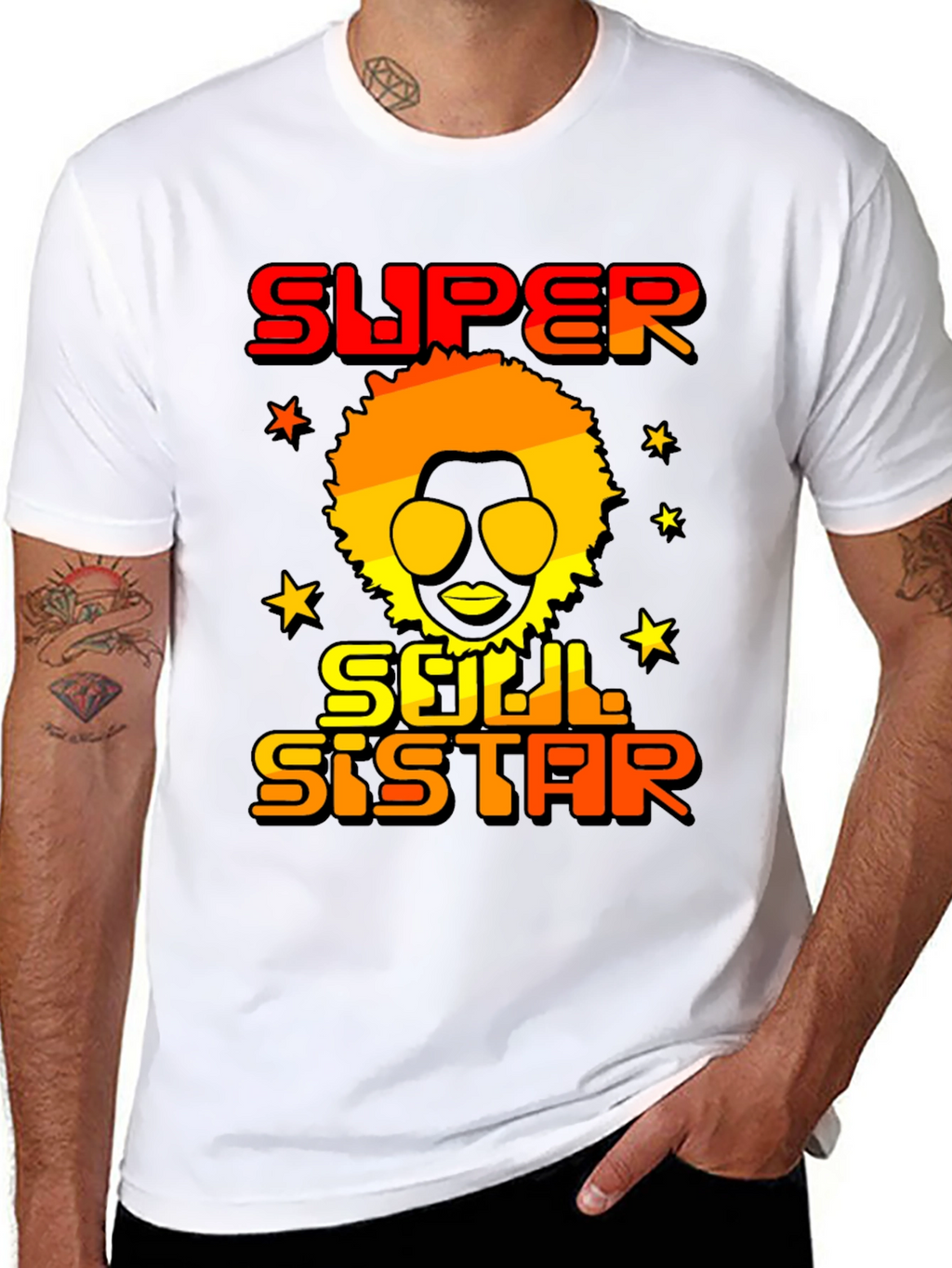 Super Soul Sister Graphic Tee - Retro Style