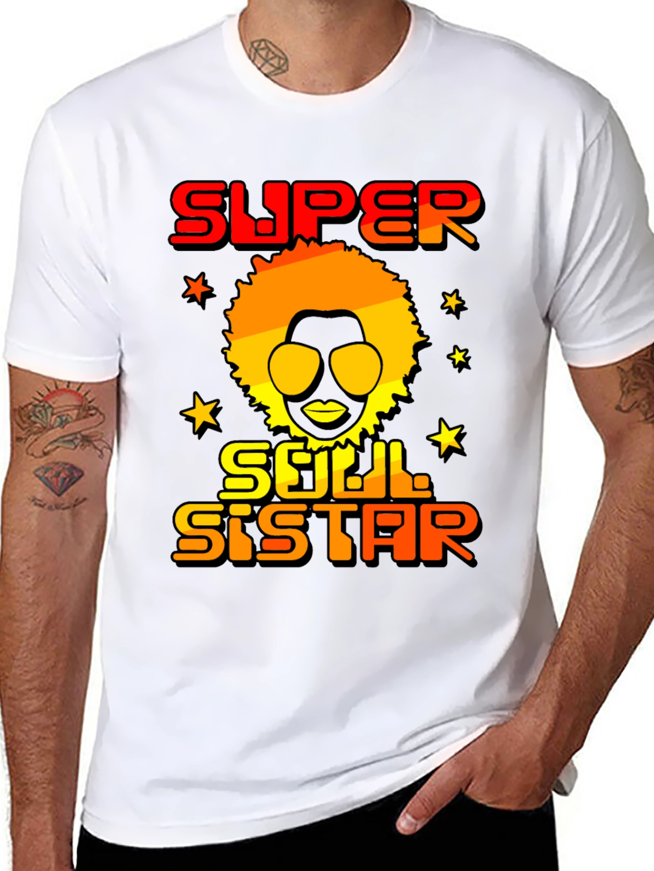 Super Soul Sister Graphic Tee - Retro Style