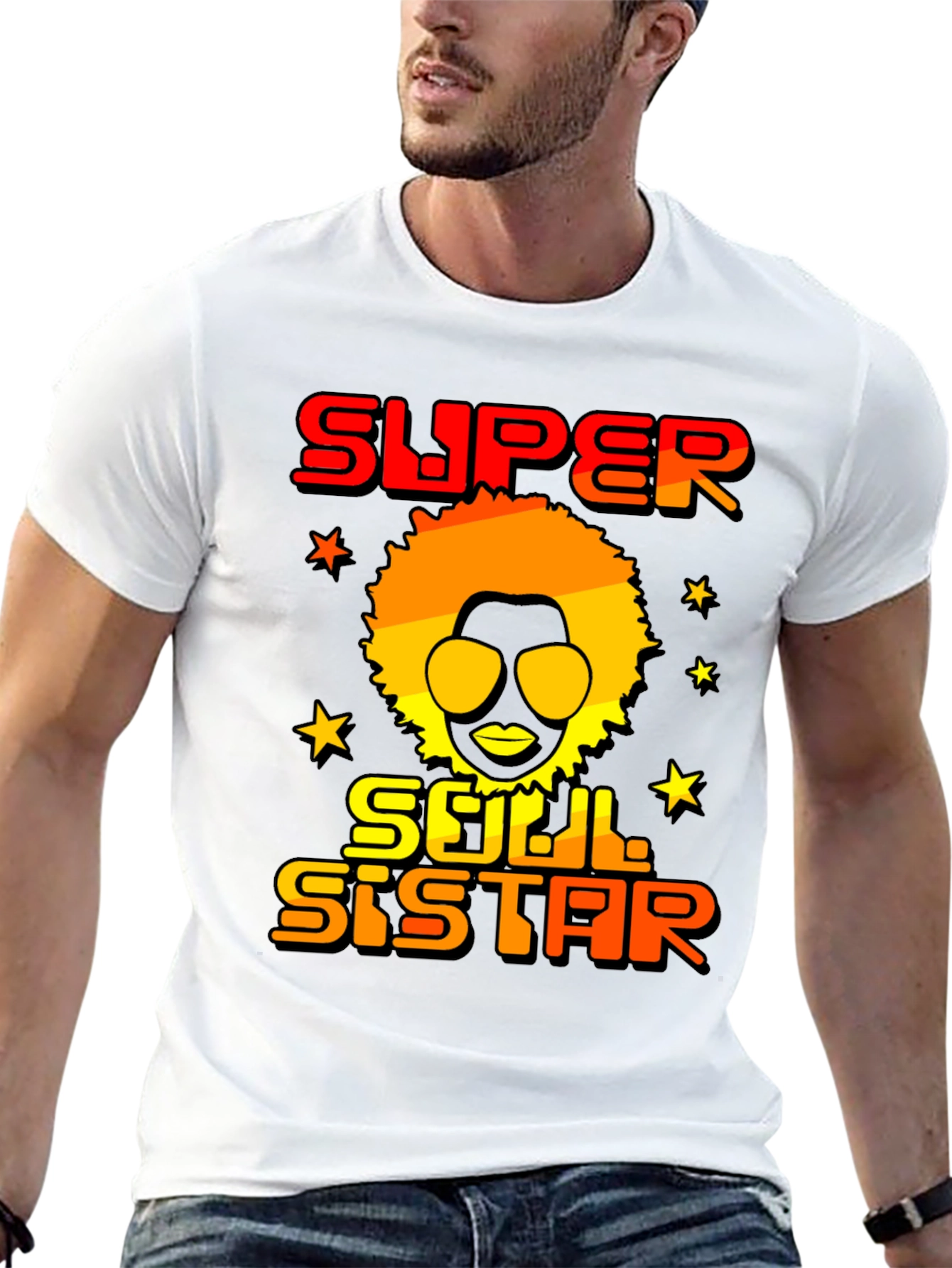 Super Soul Sister Graphic Tee - Retro Style