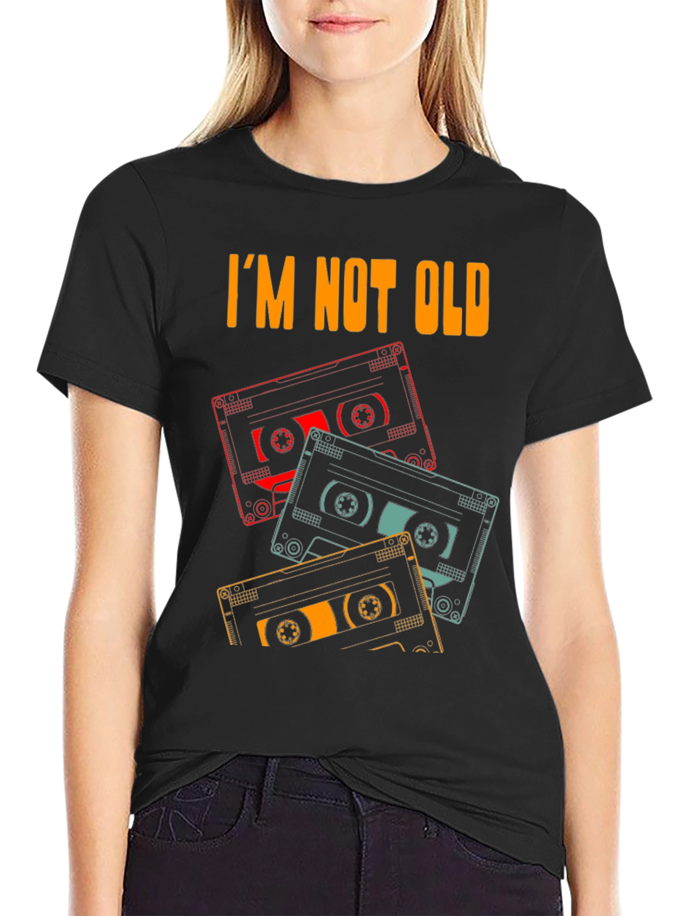 Im Not Old Cassette Tape Graphic Tee