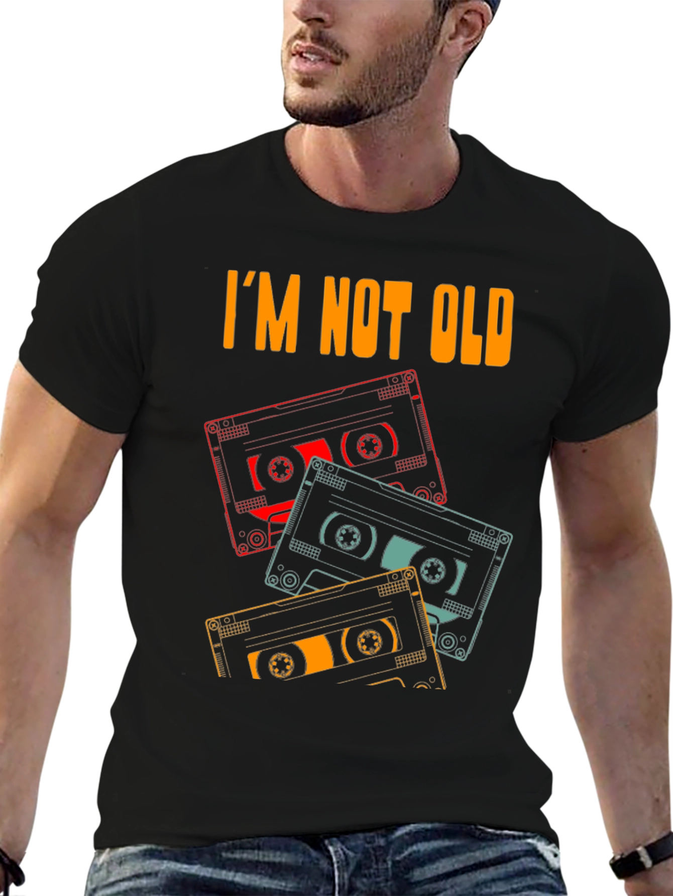 Im Not Old Cassette Tape Graphic Tee