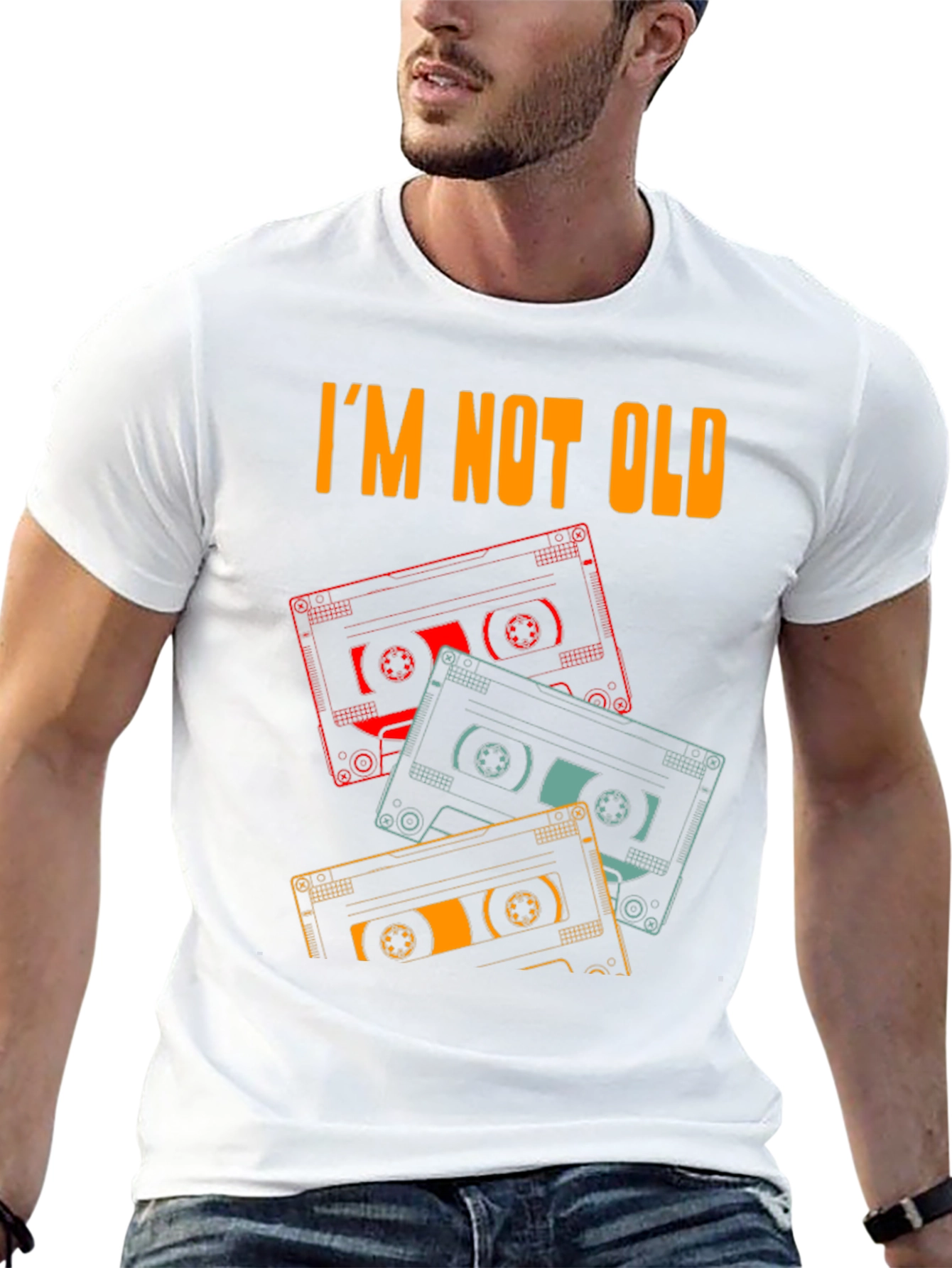 Im Not Old Cassette Tape Graphic Tee