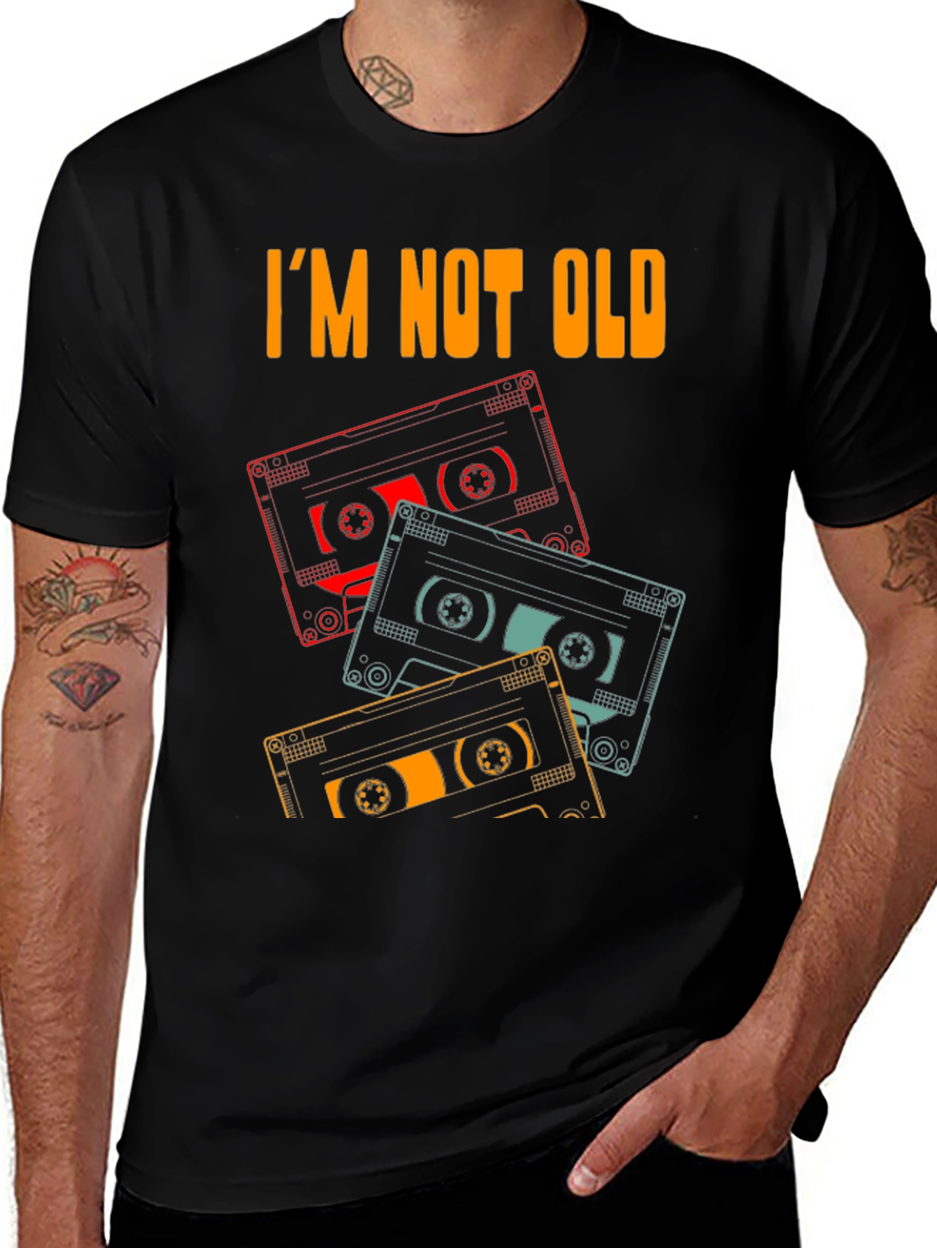 Im Not Old Cassette Tape Graphic Tee