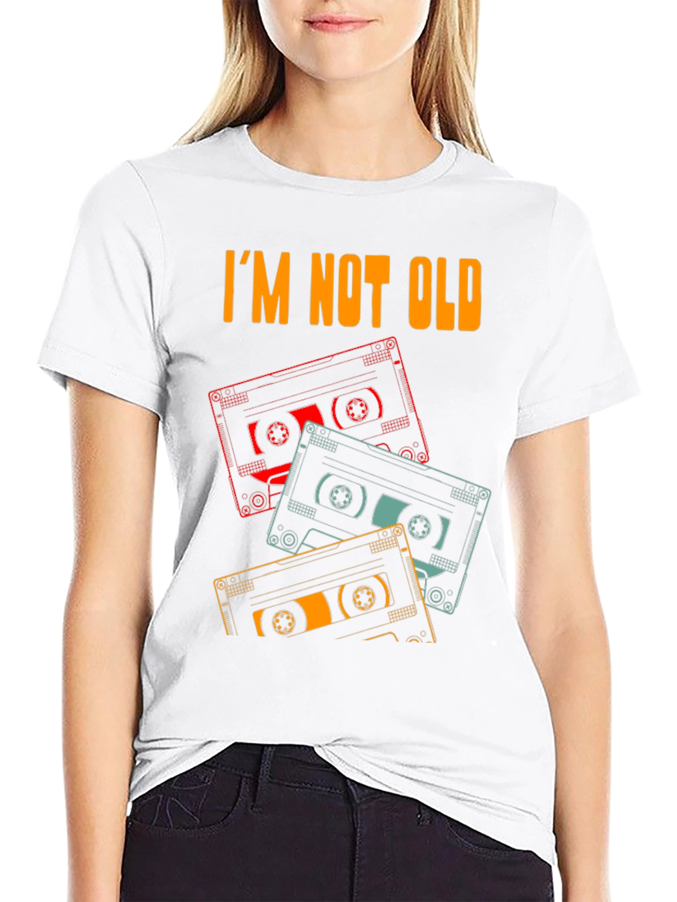 Im Not Old Cassette Tape Graphic Tee