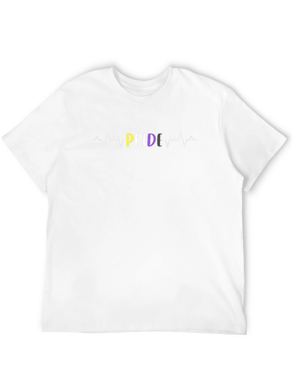 Non-Binary Pride Heartbeat T-Shirt
