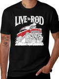 Live to Rod Hot Rod Graphic Tee - Black