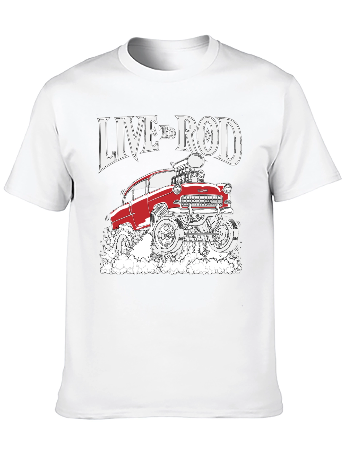 Live to Rod Hot Rod Graphic Tee - Black