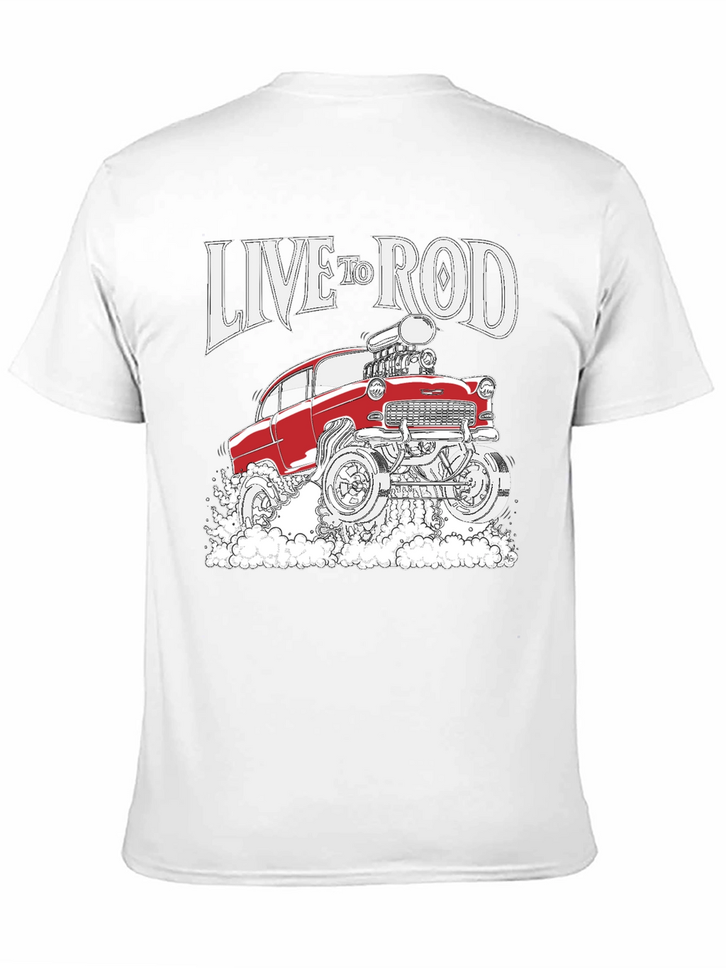 Live to Rod Hot Rod Graphic Tee - Black