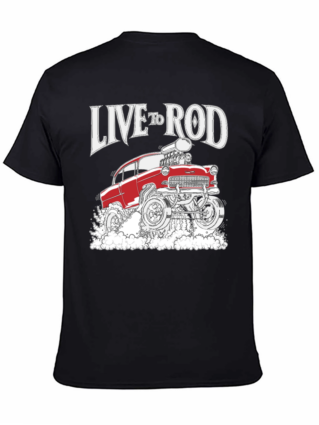Live to Rod Hot Rod Graphic Tee - Black