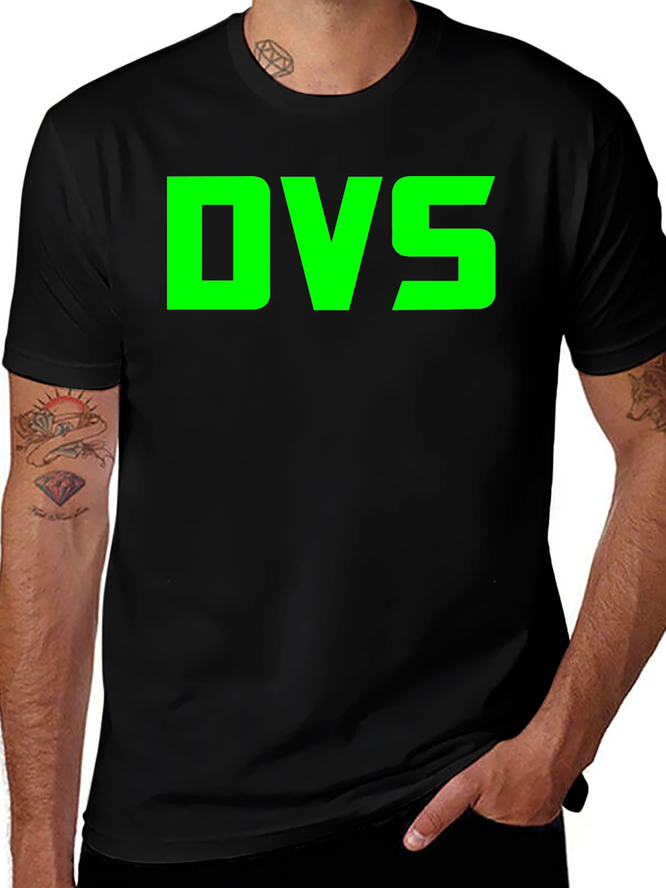 DVS Graphic Print Black T-Shirt