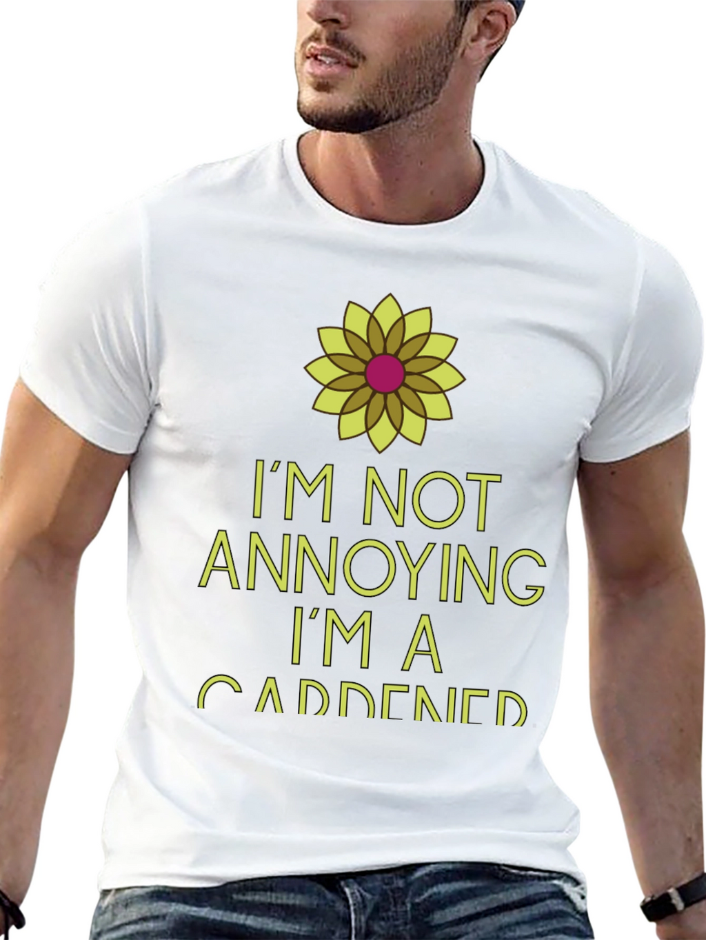 Im Not Annoying Im A Gardener Black T-Shirt