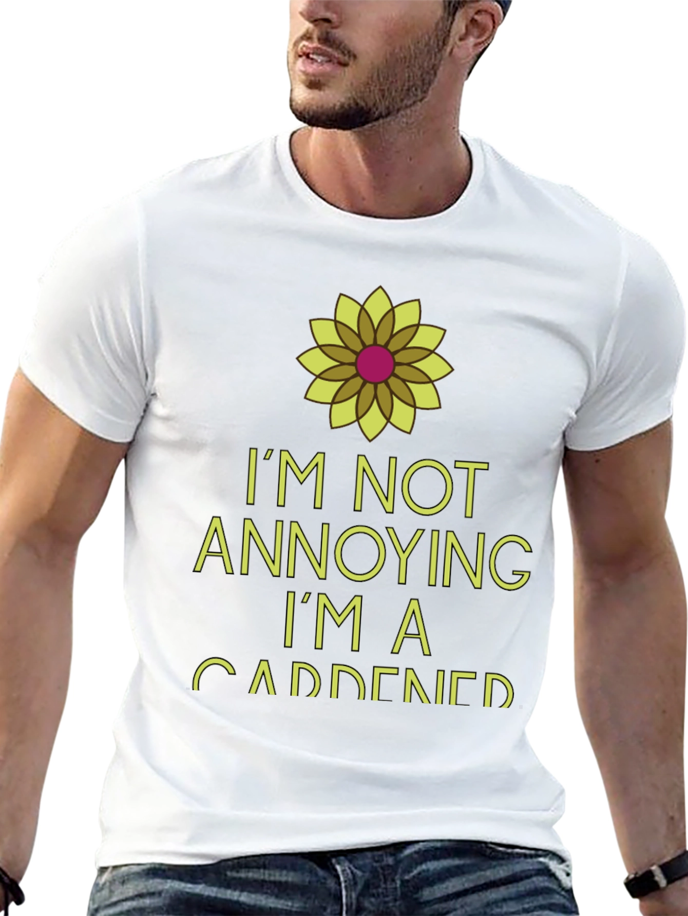Im Not Annoying Im A Gardener Black T-Shirt