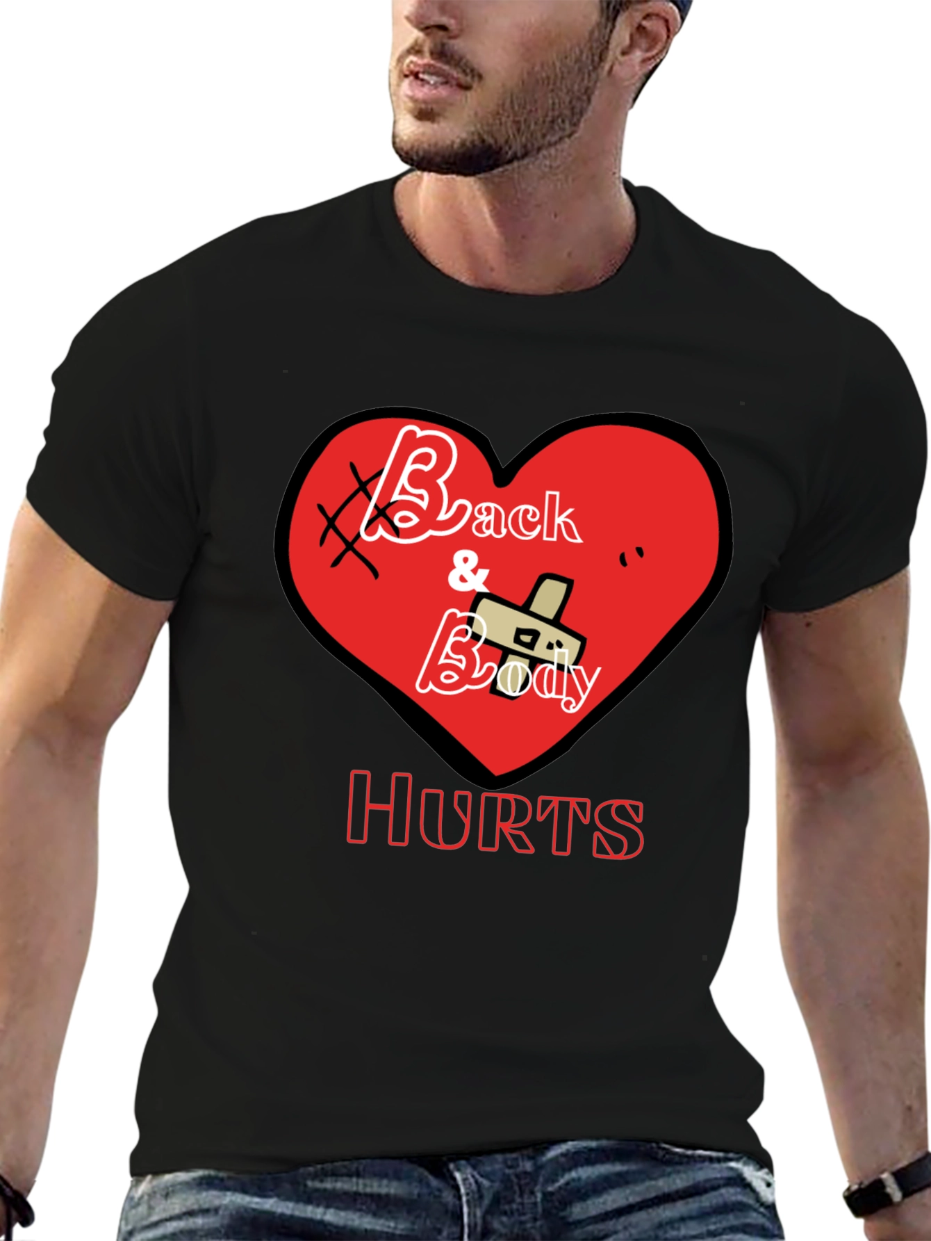 Back and Body Hurts Graphic T-Shirt