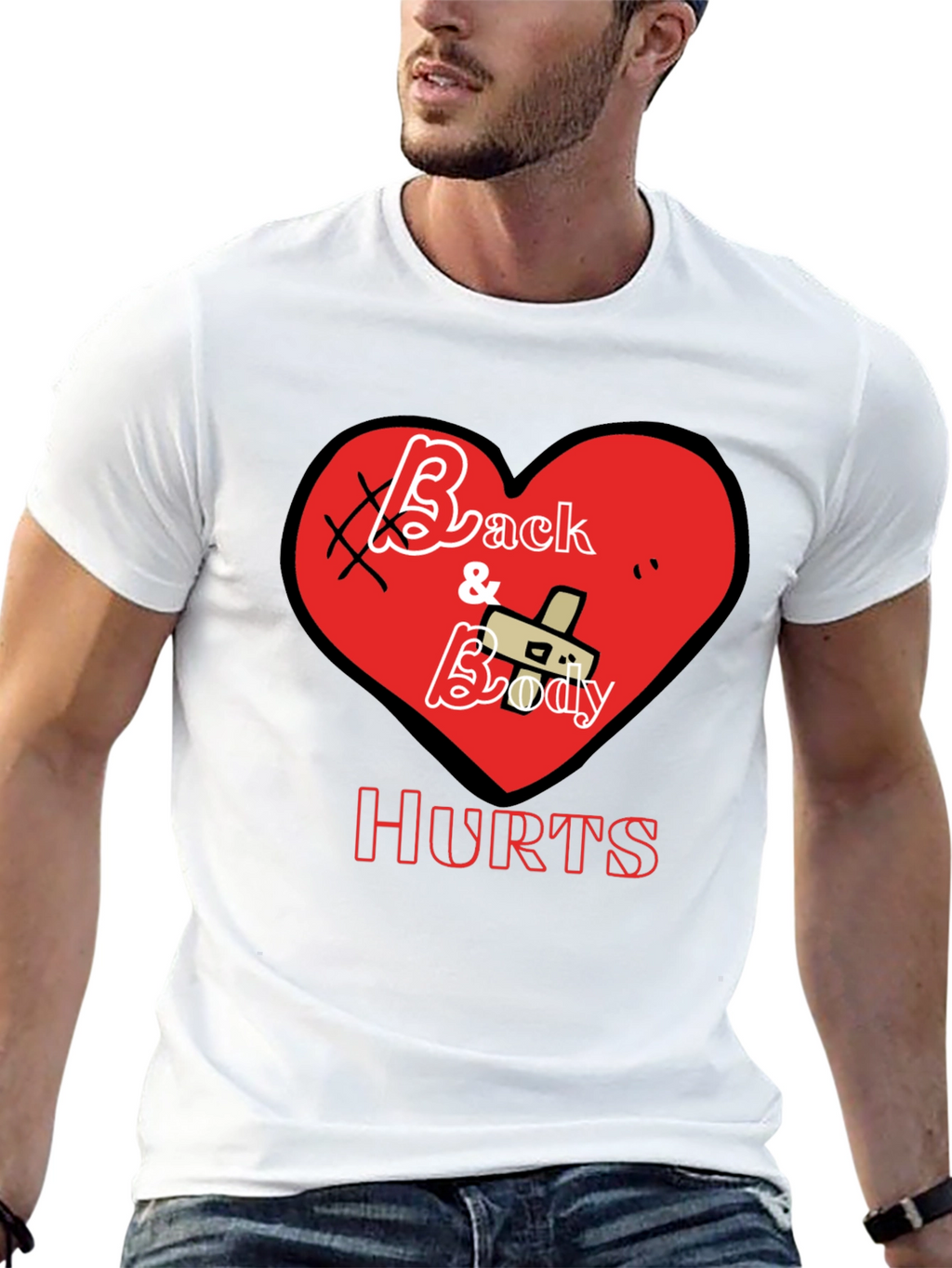 Back and Body Hurts Graphic T-Shirt