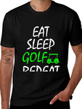 Eat Sleep Golf Repeat T-Shirt