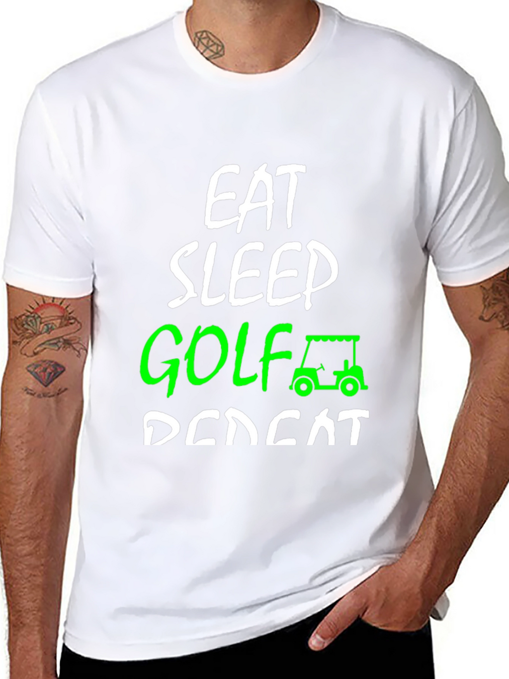 Eat Sleep Golf Repeat T-Shirt