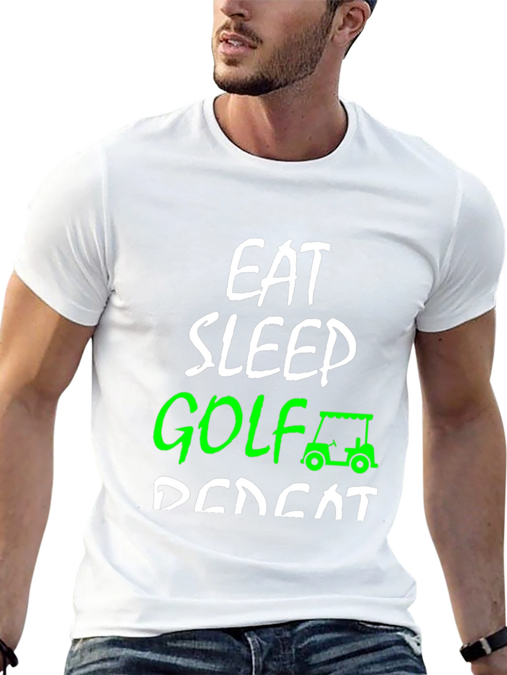 Eat Sleep Golf Repeat T-Shirt