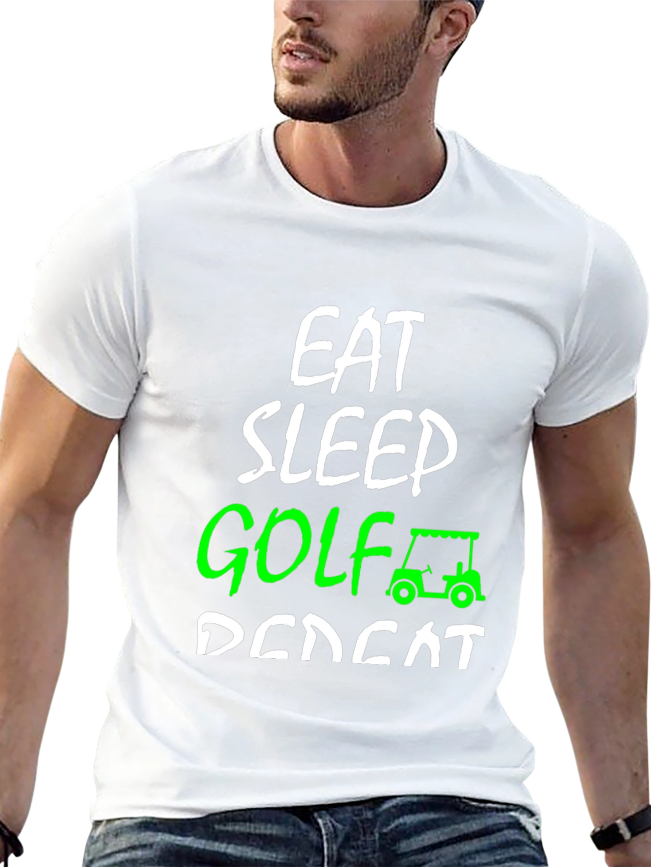 Eat Sleep Golf Repeat T-Shirt