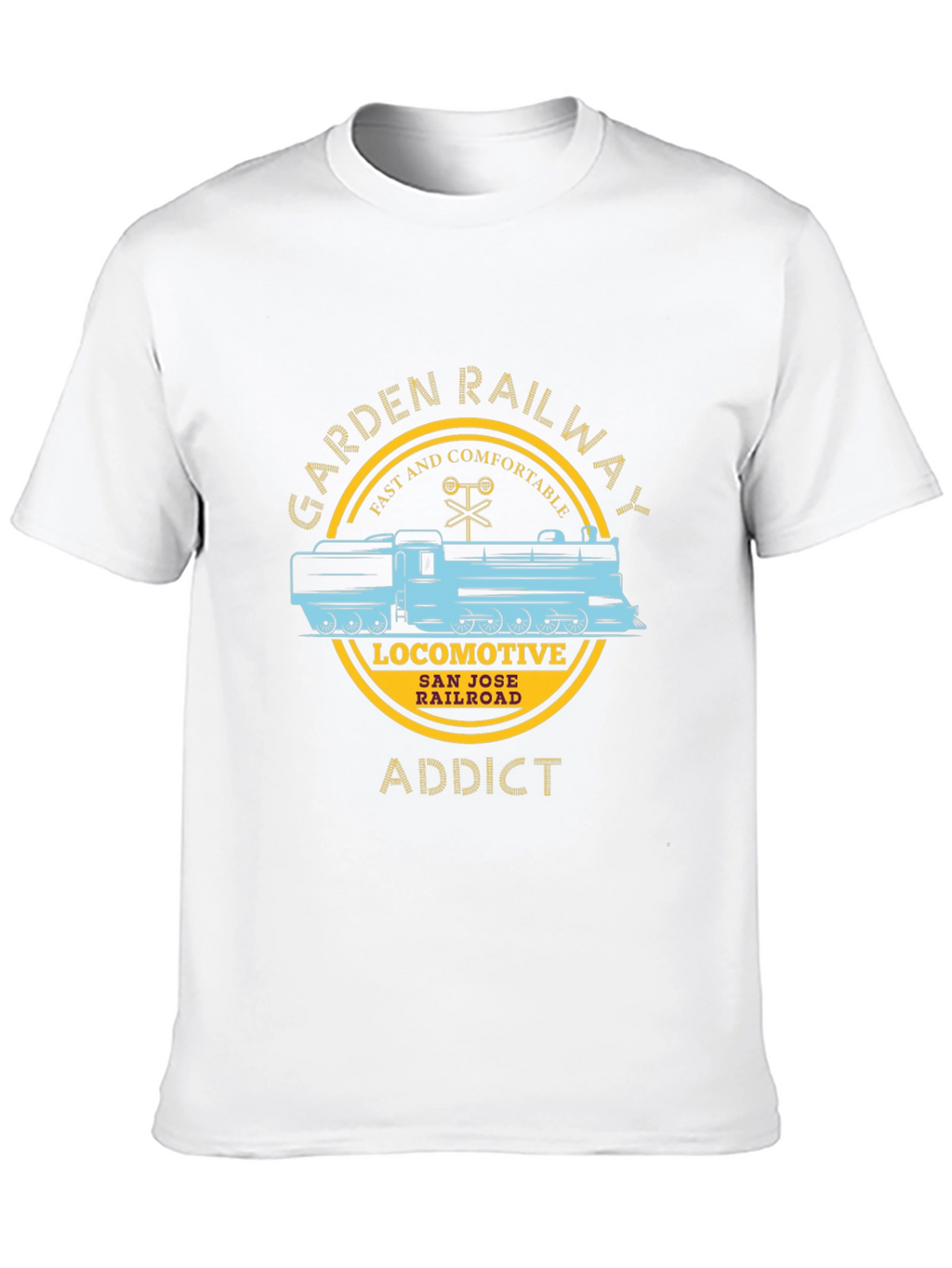 Garden Railway Locomotive Addict T-Shirt