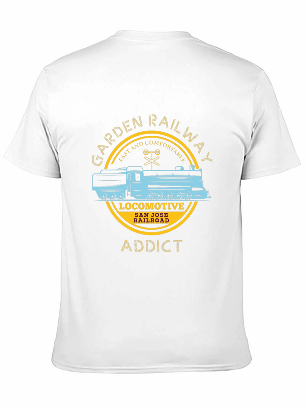 Garden Railway Locomotive Addict T-Shirt
