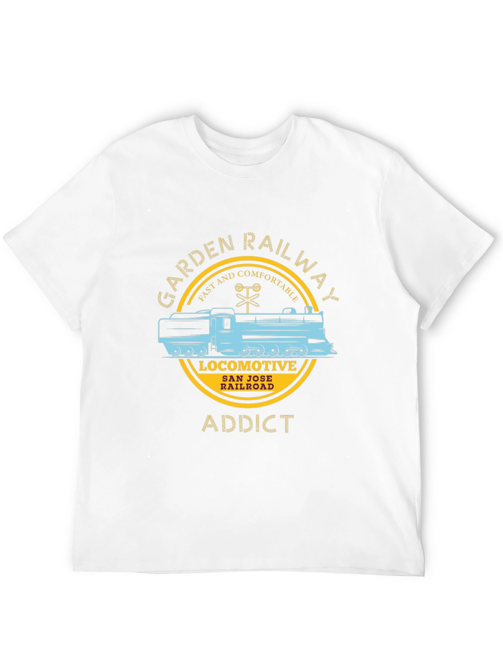 Garden Railway Locomotive Addict T-Shirt